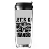 Bärbar medföljande vattenflaska Let's Go Brandon Double Layer Summer Bottle Plastic Cup