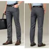 Pantalon en denim élastique droit coloré coupe régulière pantalon d'affaires pour hommes mode 6 couleurs 210318