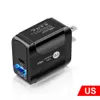 caricatore di tipo c PD 18W Dual Ports Quick Charge Eu US UK Caricabatterie da parete da viaggio per la casa per iPhone Samsung Tablet PC 2022