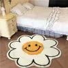 Tappeto nordico per camera da letto Cartoon Area Tappeti Bagno Tappetini antiscivolo Tappetini da porta Lavabile Flower Flower Tappetini Alfombra Tapis 211204