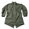 Bronson M-65 Fishtail Parka 쉘 한국 전쟁 방풍 코트 군사 유니폼 211011
