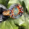 JEMQ Rainbow Slides 14mm /18mm hookahs Male Import Color Made Colorful Decorative Glass Craft Bowl For Water Bongs smoking bowls