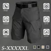 Große Größe 5XL Klassische Taktische Shorts Männer Im Freien Wasserdichte Militärische Tarnung Multi-Pocket Herren SWAT Cargo 210713