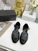 matching sandals women spring tweed Baotou women's single shoes mid-heel thick heel round head grandma style