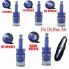 5 7 9 12 36 42 Nano Tip per Dr.pen derma pen microneedle Roller ricaricabile A6 Cartuccia ad ago Anti invecchiamento