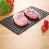 Ferramentas de descongelamento rápido bandeja de carne de carne placa de placa de frutas rapidamente descongelada cozinha comida congelada com pernas de silicone bordas pad ZWL181