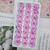 Decoratieve bloemen kransen bewaard gebleven roze bloem onsterfelijke 2-3 cm Diameter Moederdag Gift Eternal Life Material Box