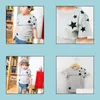 T-Shirts Tops Tees Bébé Vêtements Bébé, Maternité Enfants Enfants Garçons Version Coréenne Motif Étoile T-Shirt En Coton À Manches Courtes 2-7Y Drop De