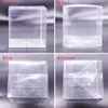 50Pcs/lot Transparent Clear Gift Candy Box Square PVC Chocolate Bags Boxes Wedding Favor Party Event Decoration caja de dulces SH190923