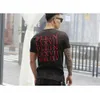 ROSA PARADISE PLEIN T-shirts Marke Designer Strass Schädel Männer T Shirts Klassische Hohe Qualität Hip Hop Streetwear T-shirt Casual 234q