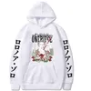 One Piece Anime Hoodie Мода Пуловер Топы с длинным рукавом Повседневная Печать Uniex Y0809