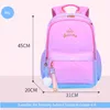 Sacos de escola Okkid para meninas adolescentes Kawaii escola mochila moda moda azul rosa mochila packpack à prova d'água 210809