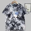Unisex Anime SK8 The Infinity Langa Anime Fashion Korte Mouw Ronde hals Tie Dye T-shirt Y0809