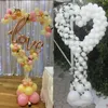 144cm Heart Shaped Balloon Stand Wedding Parties Decorations Love Balloons Wreath Arch Frame Valentines Day Bridal Ballons Deco Party Decora