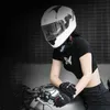 Luvas de motocicleta primavera verão motocross protetora engrenagem tela sensível luvas respiráveis ​​mulheres h1022