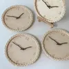 11 Inches Silent Non-Ticking Quartz Wall 3D Wood Kitchen Clock for Home Office Classroom School Living Room Decor Retailsa