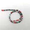 6 MM Coloré Polymère Argile Acrylique Charmes Disque Entretoise Perles Bracelet Collier Doux Poterie Tranche DIY Bohème Lâche Perle Bijoux Accessoires Grossistes