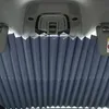 Araba Sunshade Cam Perde Geri Çekilebilir Set Katlanır Kapak Yansıtıcı Film Perdeleri Anti-UV Katlanabilir Kapakları