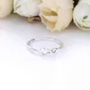 Hoge kwaliteit Originele 100% 925 Sterling Silver Pan Wrapped Open Infinity Ring Heart-vormige hangslot DIY Sieraden