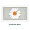 Carpets Cartoon Daisy Flocking Floor Mat Household Bathroom Door Carpet Non-slip Absorbent Foot Pad