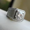 Ring Hing Hip Hop Jewelry Zircon Iced Out Rings Full Gemstones Men Mend Wedding Bank Jewelry4881757