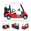 Golf Training Aids Carrello da golf in miniatura Giocattolo modello pressofuso Lega per auto in scala 1:20
