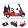 Golf Training Aids Miniature Golfs Cart Die-Cast Model Toy 1:20 Scale Car Alloy