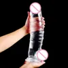 Massage enorm gelé dildo mjuk material penis med stark sugkopp g-spot vagina stimulator vuxna produkter fitta sex leksaker för par