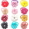 30 Dog Pcs Pet Bow Tie Flower Style Beautiful Puppy Dog Cat Bow Tie Adjustable Collar Necktie Accessories For SmallJK56