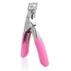 Prego Clipper Manicure Cortador De Aço Inoxidável Prego Toe Clipper Acrílico Gel Falsa Prego Dica Cutter Ferramenta