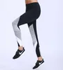 Damen-Leggings, Yoga-Fitnesshose, hohe Taille, Stretch, schnell trocknend, Sport-Lauf-Tights-Hose