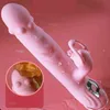 NXYVibrator Female Sex Toy Telescopic Vibration G Point Tongue Licking Clitoris Stimulation Heating Vagina Dildo Masturbation Adult 18 1123