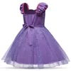 Halloween Longo Cabelo Princesa Vestido Sophia Lope Princesa Dress Children Dress Poncho Skirt