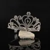 Kopfbedeckungen Kristalle Hochzeit Tiaras Perlen Brautkronen Strass Kopfstücke Kammzubehör