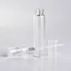 Mini bouteille de parfum en verre Transparent Portable de 5ML, conteneurs d'huile essentielle vides, atomiseur