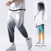 Hiphop Streetwear Joggers Broek Mannen Casual Cargo Pant Broek High Street Elastische Taille Gradiënt Kleur Harem Pant Man 211201