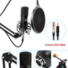 Maono Condenser Professional Podcast Studio Mikrofon Audio 3.5mm Dator Mic YouTube Karaoke Gaming Recording