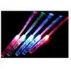 Decoración de fiesta Led Stick Light Fibra óptica Animando Glow Wand Concierto Suministros Accesorios Evento de boda