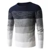 Męski sweter 2020 Nowa Wiosna Jesień Moda Dorywczo Sweter O-Neck Slim Fit Dzianie Mężczyźni Pullover Długi Rękaw Płaszcz Y0907