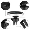 Bonola Magnetico per iPhone11ProMax/Xr/Xs/8Plus Qi Caricabatteria da auto per telefono per SamsungS10/S9/Note10/S8