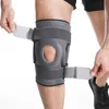 Neoprenowy kolano ortopedyczne Kierownica Regulowany Pasek wspornikowy z silikonem Próśczym ​​Ochronnikiem Padu do bólu stawów Kneepads Q0913