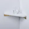 バスルームの棚大理石のシャワーコーナーの棚、浮遊シェルフの壁に取り付けられたシャンプー石鹸ホルダーが付いているキット