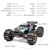 1:10 スケール 2.4 グラム RC カー高速リモートコントロールオフロード車 4WD 70km/h ブラシレストラック電気自動車モデルのおもちゃ子供ギフト 220218