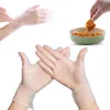 Stokta tek kullanımlık eldivenler şeffaf pvc mutfak bulaşık nitril ev temizleme tozu ücretsiz DHL