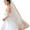 Donne splendida Vintage Bianco Veil Wedding Veils gomito Rennimo morbido Tulle Soft One Layer Bride Vesils Accessori da sposa