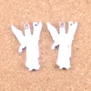 60 stks Antiek Zilver Brons Geplateerd Angel Defender Charms Hanger DIY Ketting Armband Bangle Bevindingen 17 * 26mm