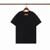 Classic Mens Tees Tops Designer Letters Print Men Women T-shirts Crew Neck Tee Shirt White Black High Quality