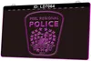 LD7064 Peel Regional Police 3D Engraving LED Light Sign Wholesale Retail