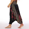 Haremshose Hippie für Damen Yoga Floral Boho Genie Aladdin Kleidung H1221