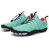 2021 Four Seasons Five Fingers Sports shoes Mountaineering Net Extreme Simple Running, Cycling, Hiking, green pink black Rock Climbing 35-45 fourty two